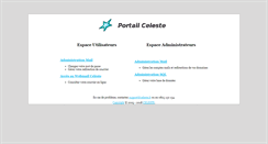 Desktop Screenshot of portail.celeste.fr