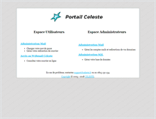 Tablet Screenshot of portail.celeste.fr